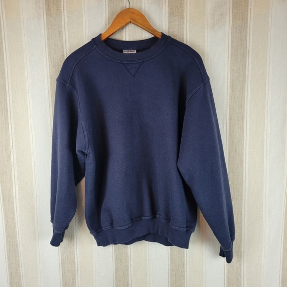 Vintage Jerzees Activewear Z Class Crewneck Sweatshirt Sweater Blue Size Large‎ - Picture 1 of 9